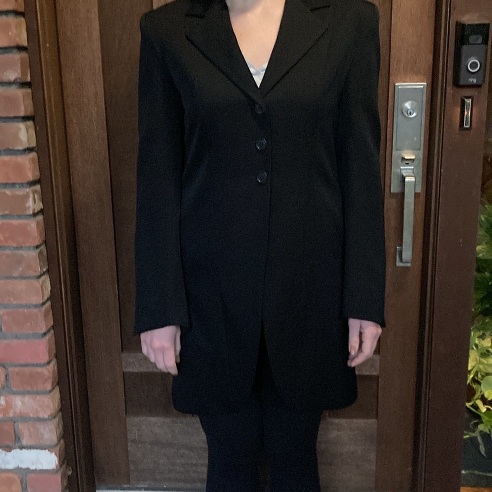 Vintage Norma Kamali blazer with bell sleeves 100 percent wool size 6